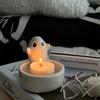 DIY Ghost Candlesticks Silicone Mold for Creative Halloween Resin Candle Holder Handmade 3D Ghost Shape Mold