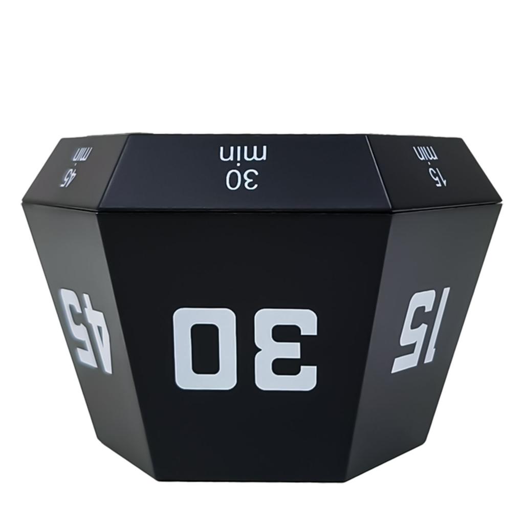 Plast LED-display Digital Timer För Klassrumsinlärningsuppgift Sexkantig Form Timer Elever Tidsplaneringsverktyg