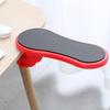 Ergonomic Arm Rest for Desk, Ideal for Office and Home Workstations, Comfortable Elbow Rest for Computer Desk (Red)