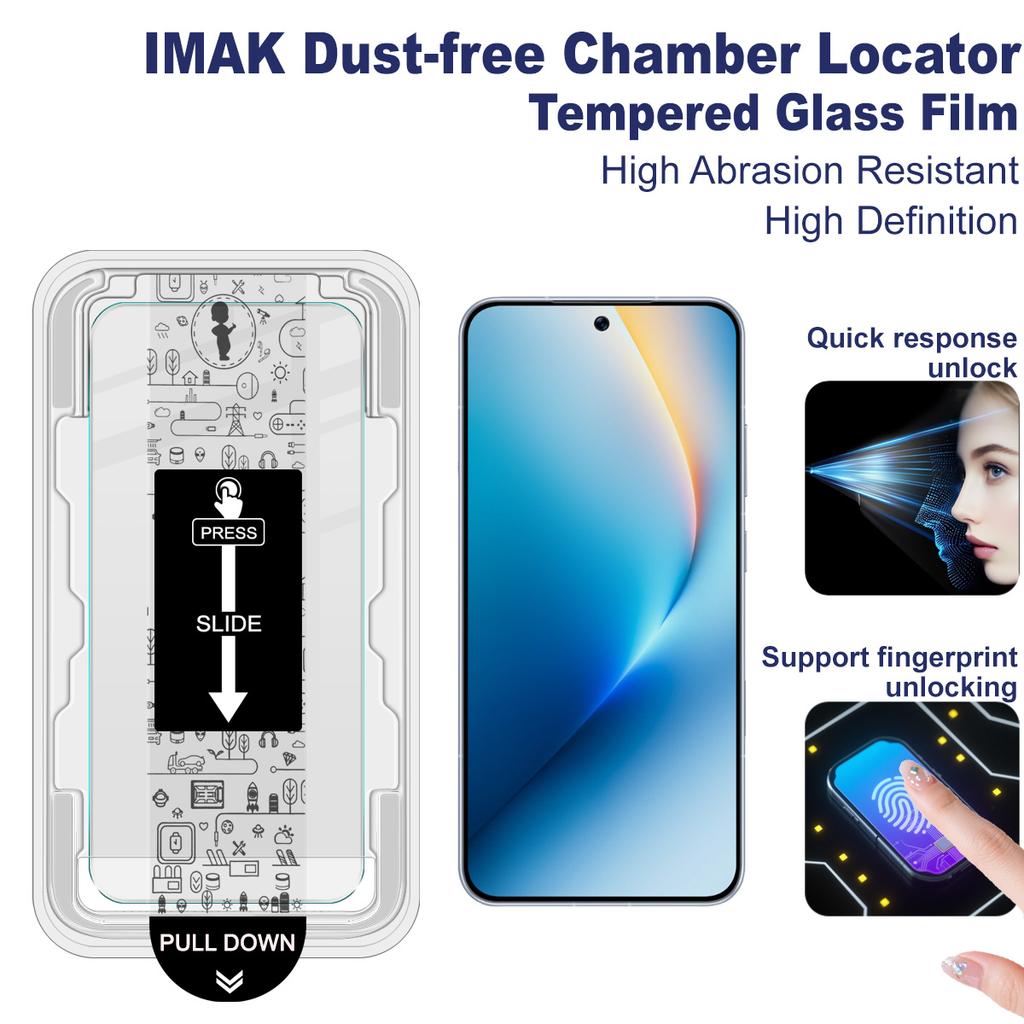 For Honor WIN RT 5G Glass IMAK Dust-free Cabin H Series Tempered Glass Film