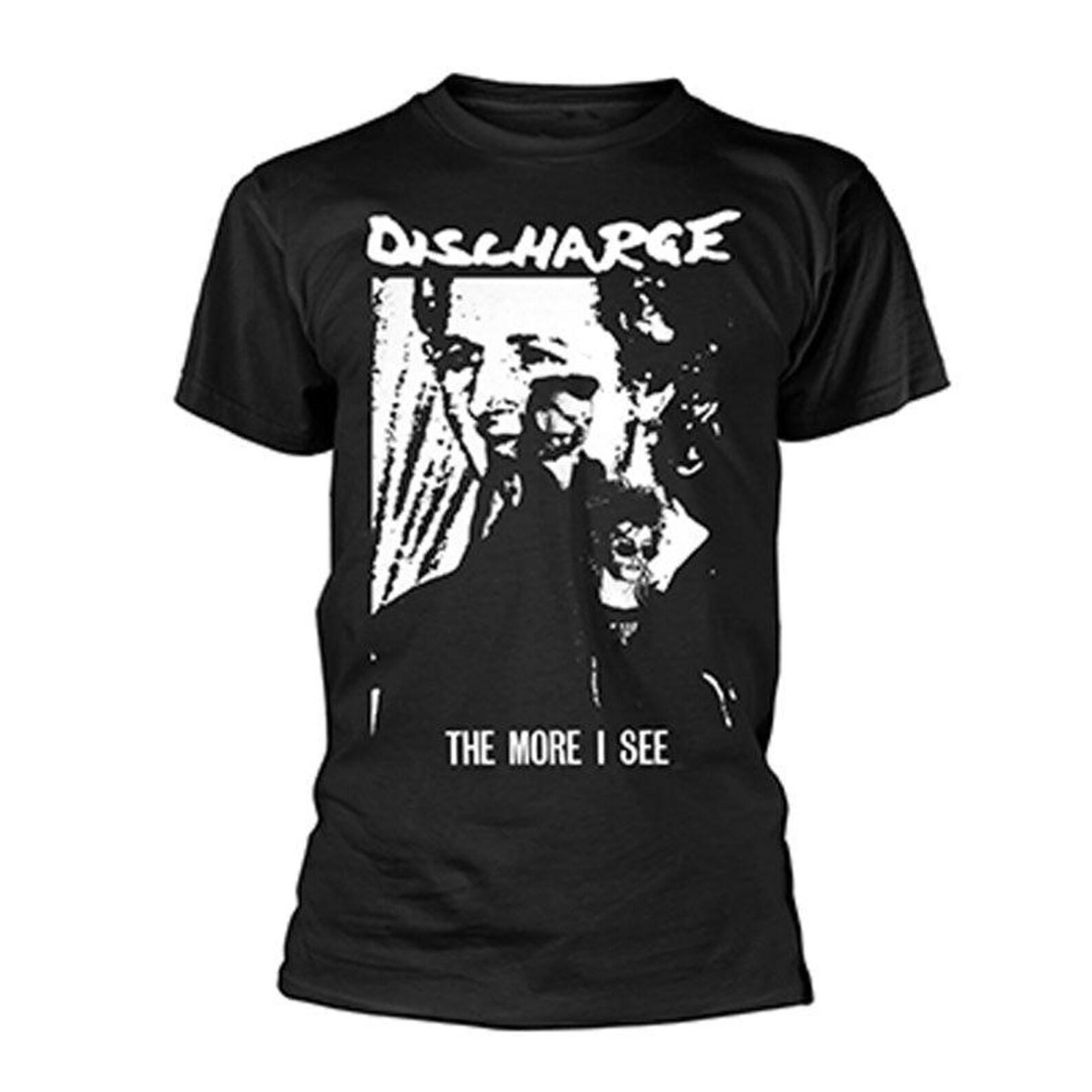 DISCHARGE the more I see Band T-Shirt 2XL