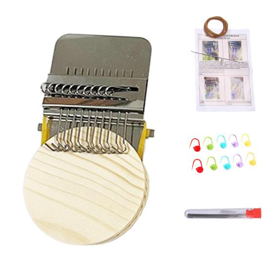 Yousheng Knit Patch Loom Kit Knitting Repair Patch Loom Knit Patch Maker Kit Portable Patch Darning Loom for Mending Worn Spots Holes