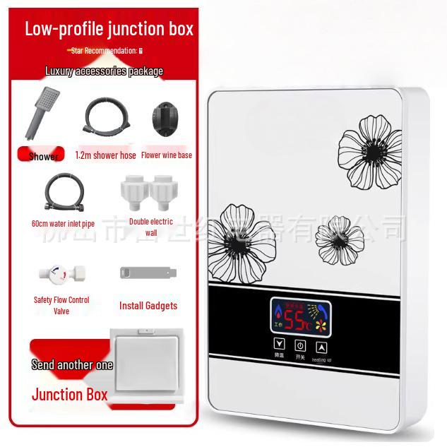 Instant 6000W Electric Water Heater for Homes, Apartments, Hotels - Fast Hot Water Solution
