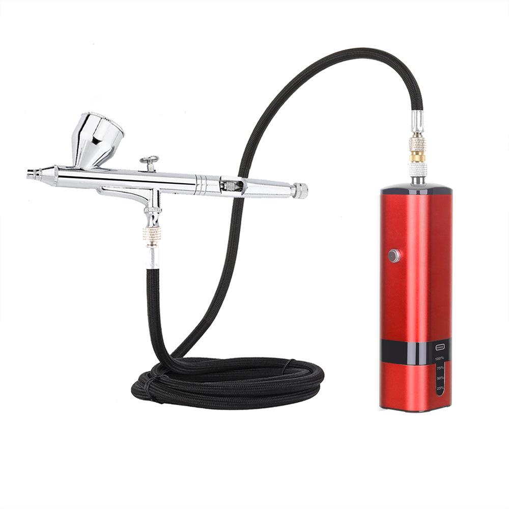 High-Pressure Beauty Airbrush Kit: DIY Spray Painting, Oxygen Infusion & Hydrating Mist Tool.