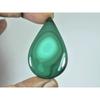 86Cts. Natural Green Malachite Pear Shape Cabochon Loose Gemstone 29X48X6 MM D-352