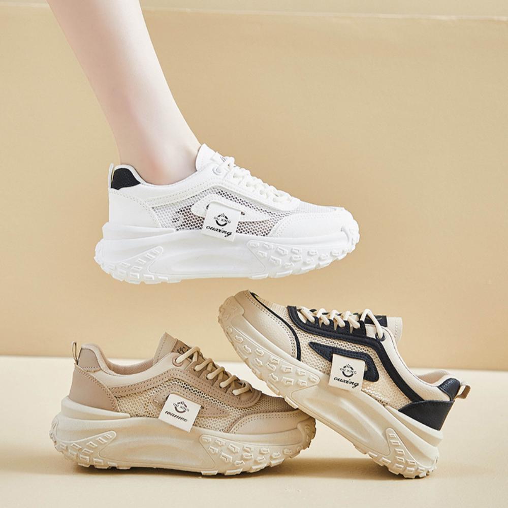 Daddy Shoes Женская спортивная и досуговая сетчатая дышащая обувь на толстой подошве — фото 5