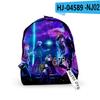 Classic Novelty Tribe Nine Backpacks Boys/Girls Pupil School Bags 3D Print Keychains Oxford Waterproof Cute Small Backpacks
