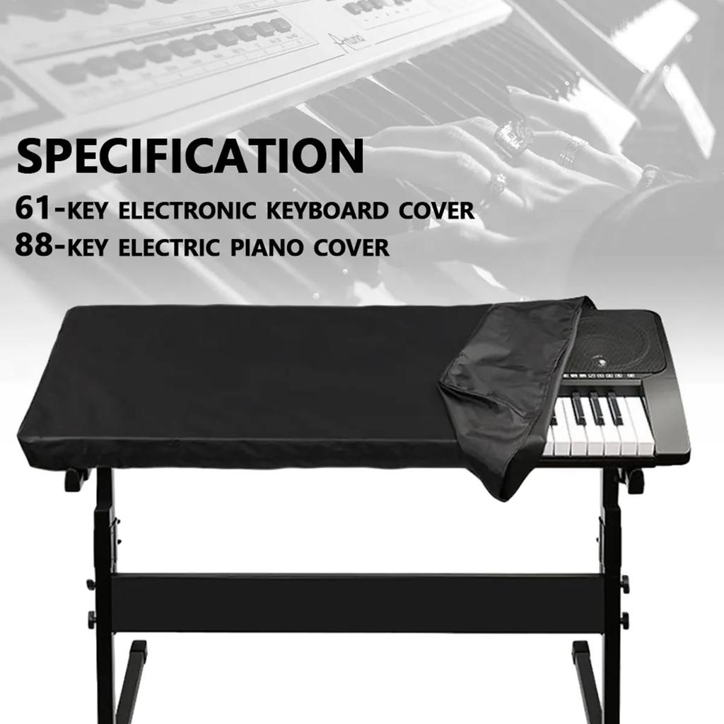 61/88 Key Electronic Piano Cover Dustproof Waterproof Keyboard Cover Durable Foldable Effortless to Clean Piano Protective Cover