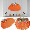 Not Easy To Deform Pumpkin Wreaths Wall Mounted Window Wreath Halloween Garland  Harvest Festival