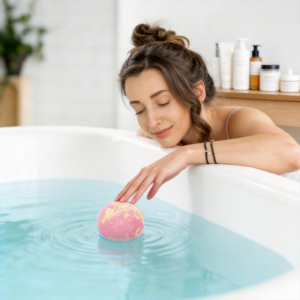 Palla da Bagno Idratante Con Profumo Floreale a Lunga Durata Per la Pulizia Quotidiana e la Delicata Esfoliazione della Pelle