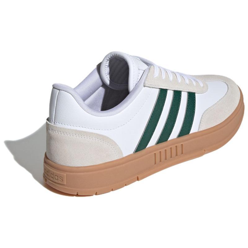 Adidas Neo Gradas Low Trainers Cushioning, Wear Resistant Low Top Skateboard Shoes Unisex White Green Sneakers IE9043