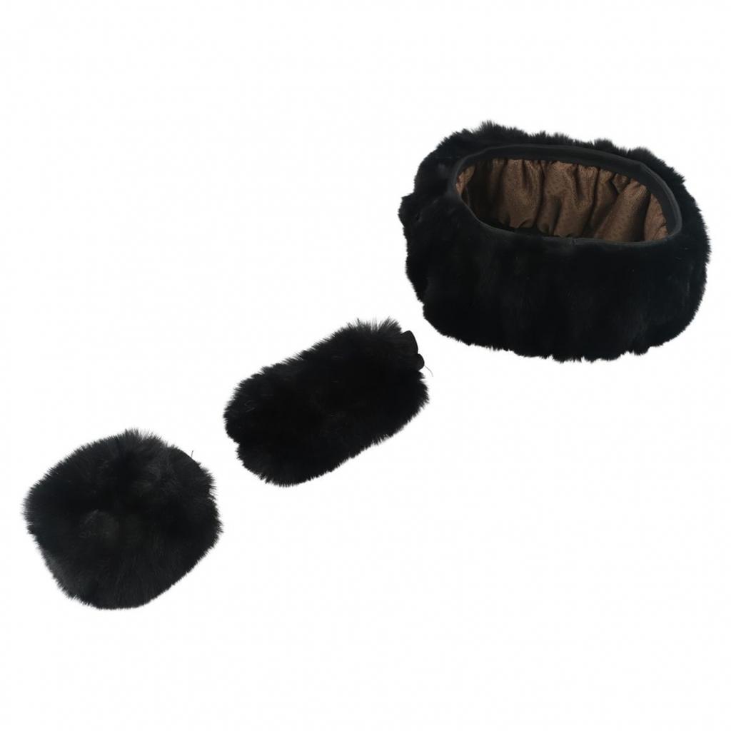 Steering Wheel Cover Car Decor Handbrake Cover Shift Gear Cover