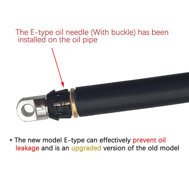 NUTT Y-5 A5-D Oil Tubing 1.35m 2.2m For Scooter E-bike Electric Calipers Oil Pipe Oil Needle Olive Head Rubber Cap Silver Joint