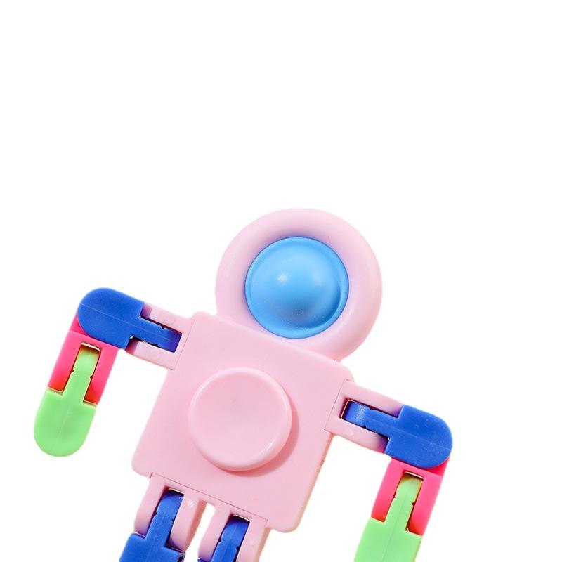 Fidget Spinners Celebration Favors Sensory Fidget Playthings Deformable Chain Stress Relief Birth Date Gifts Designed For Children Adult Playthings