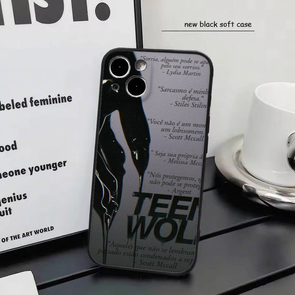 

Teen Wolf TV For iPhone 17 air 16 15 14 13 12 11 Pro Black Soft Cover Phone Case iphone 14
