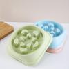 Pet Square Heart Dog Cage Bowl - Anti-Choking, Non-Slip Feeder for Small/Medium Dogs