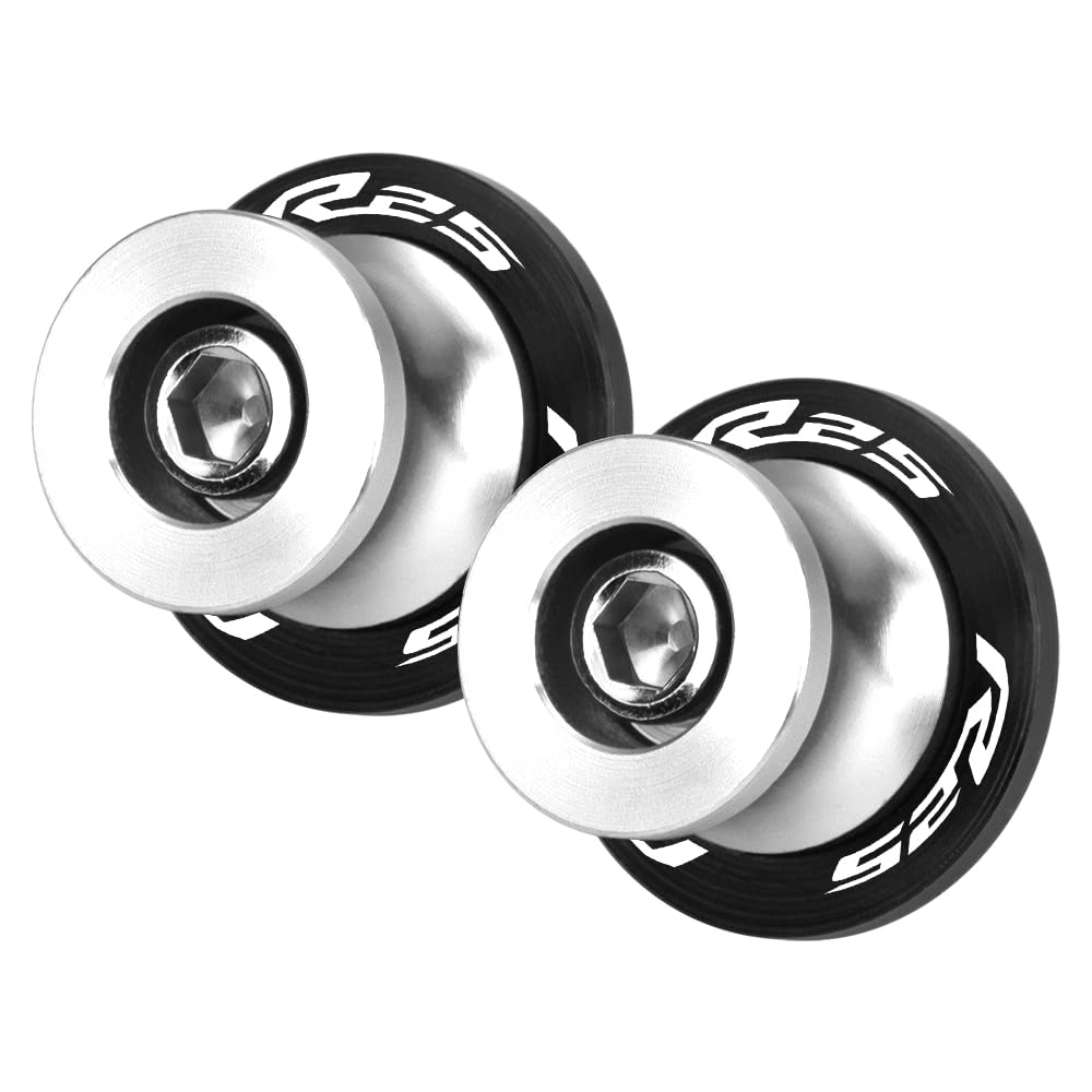 MotHeart M6 Swing Arm Spool Slider Compatible with YZF-R25 2014-2023 серебряный