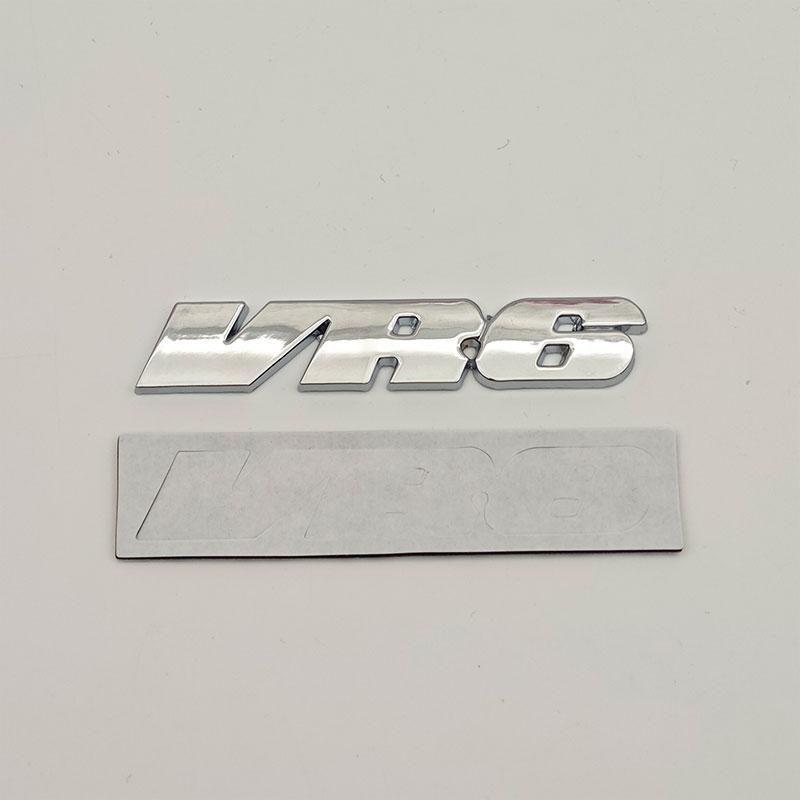 3D Metal VR6 Logo Emblem Car Rear Trunk Sticker Badge for VW Volkswagen Golf R32 Passat CC R36 GT Touareg Phaeton Accessories Zf4