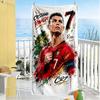 Ronaldo's Portugal Legacy Beach Towel High Absorbency & Quick-Dry Comfortable Lightweight Suitable for Swimming, Gym, Camping, Yoga Vacation