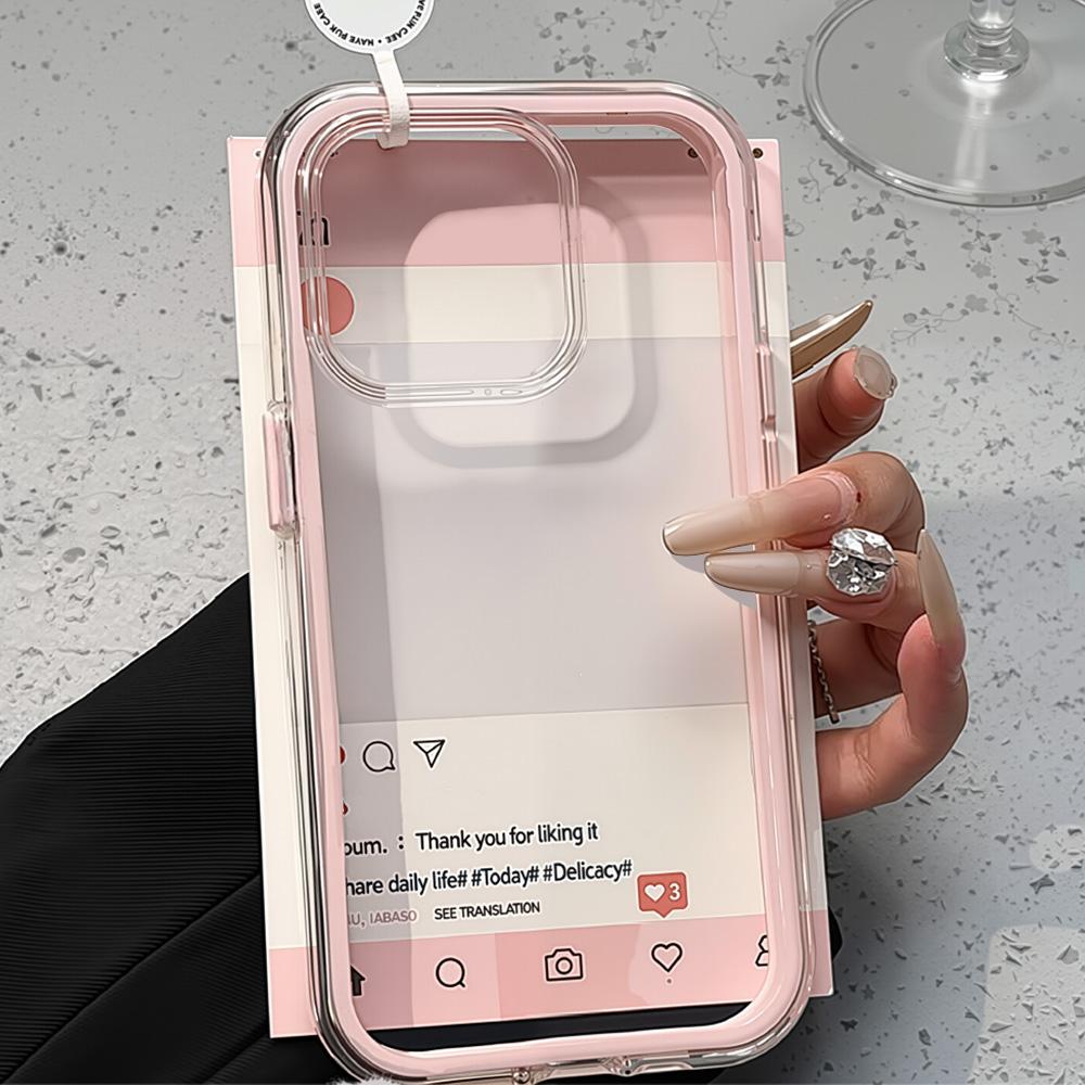 Transparent Phone Case for iPhone 17 11 12 13 14 15 16 iPhone 17 12 13 14 15 16 Pro 17 12 13 14 15 16 Pro Max  High Quality Painted Cute Phone Case