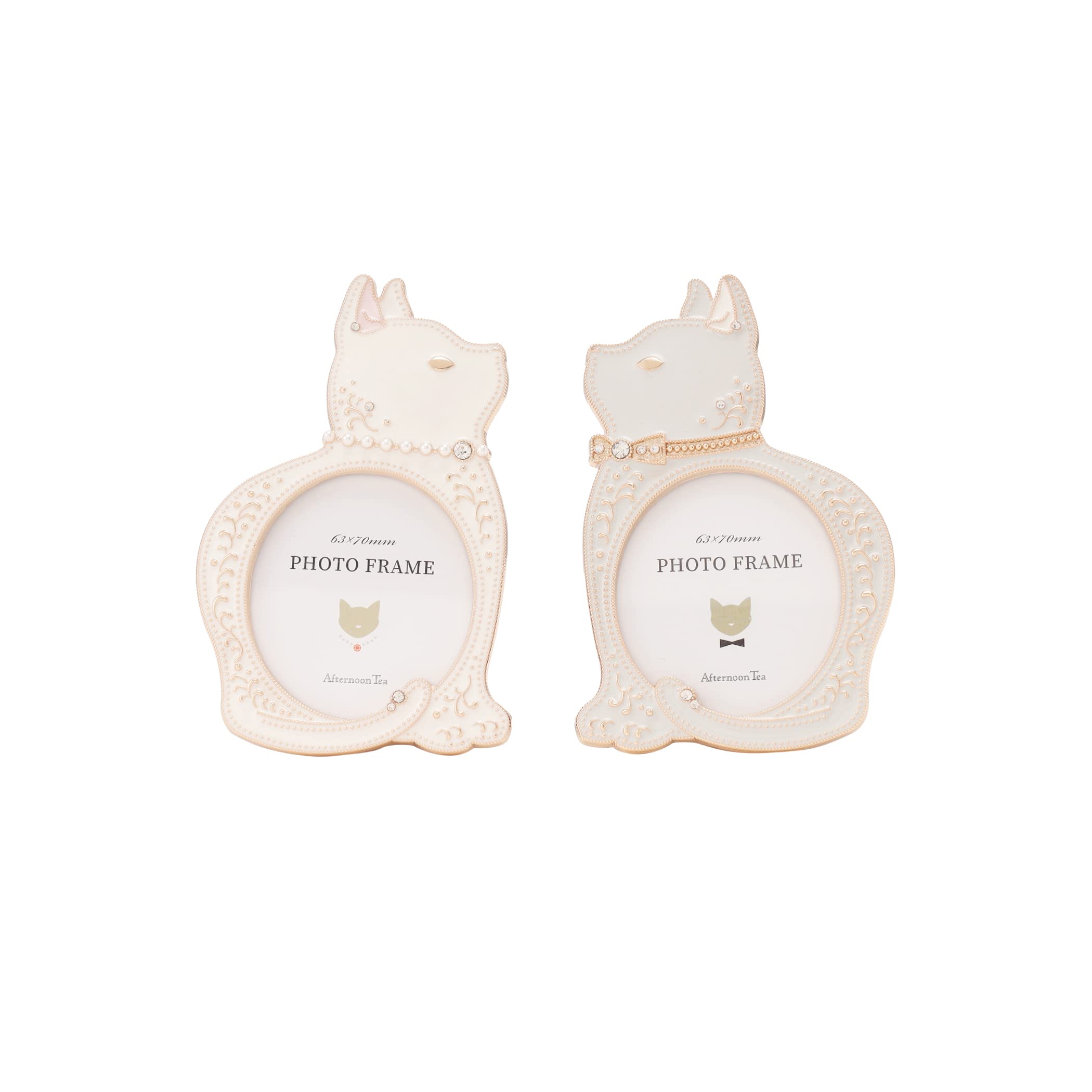 

Tea Afternoon Tea LIVING Photo Frame GK21 Cat Pair Photo Frame Pink [Afternoon Living] Die-Cut розовый