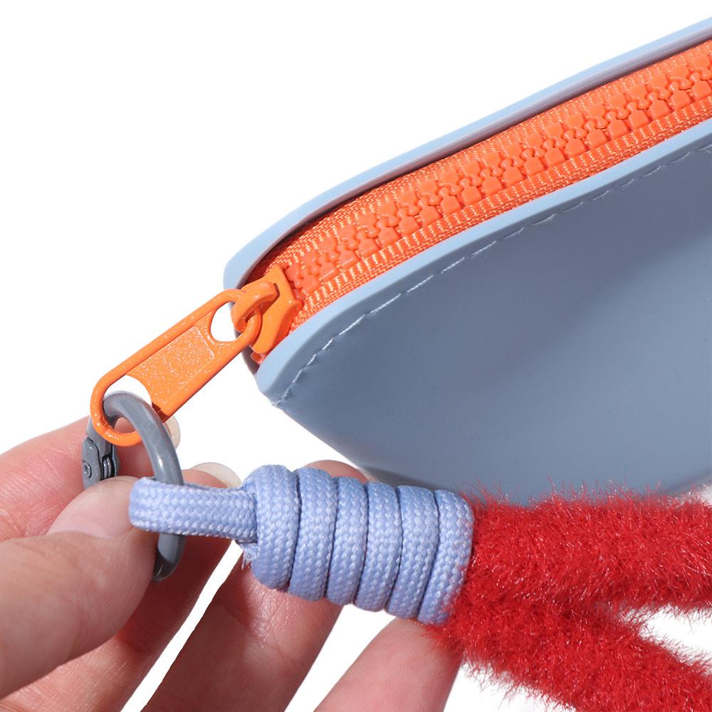 Eco-friendly Portable Zipper Eyeglasses Bag Plush Handle Glasses Storage Bag  Eyewear Accessories