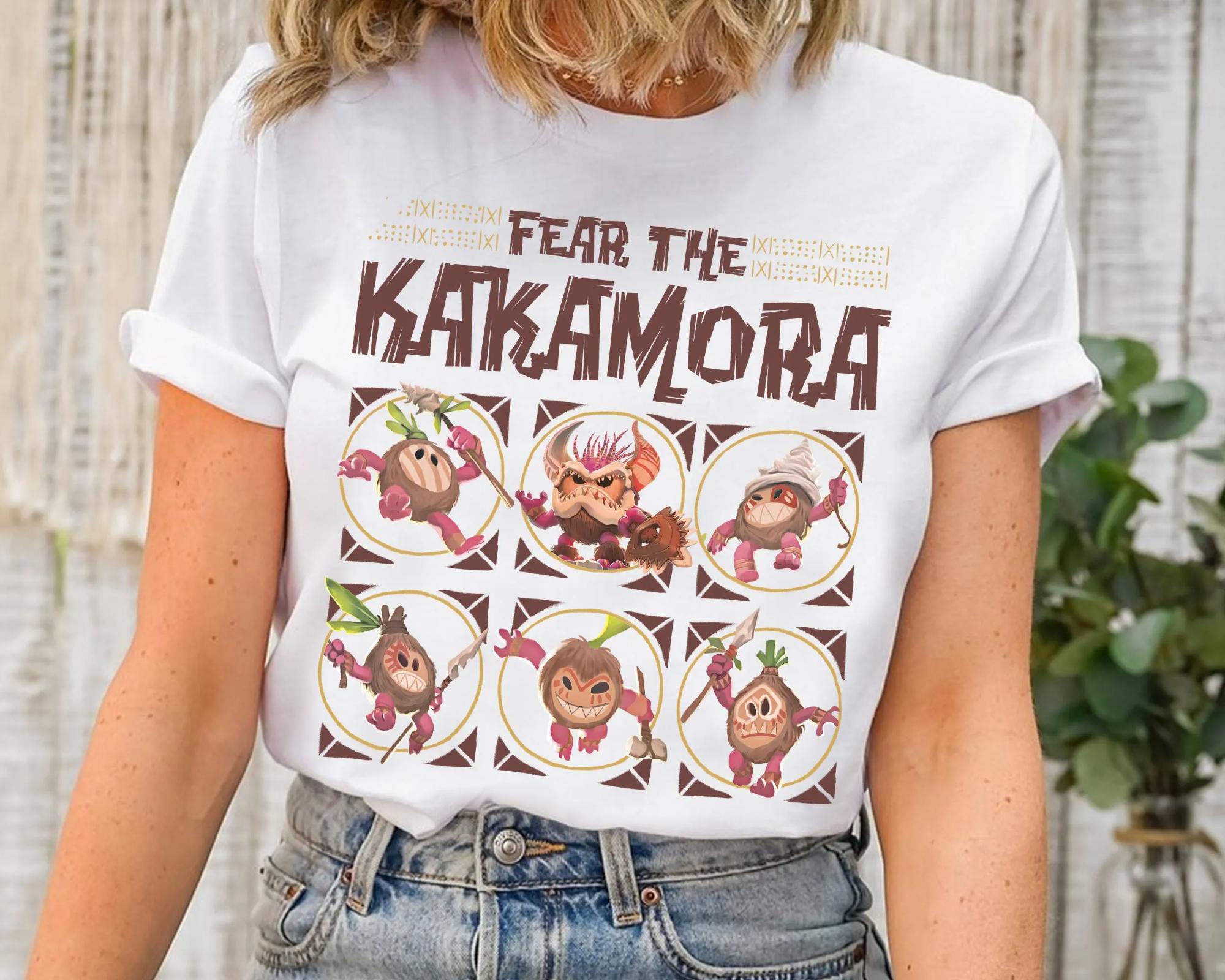 Moana Fear The Kakamora Tiki Style Group Portrait Shirt Funny Kakamora Coconut Shirt Disneyland Vacation Family Shirt S