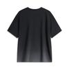Li Ning Sports Fashion Series Casual Simple Round Neck Loose Short Sleeve T-Shirt Unisex Tops Black-Gradient AHSU871-2