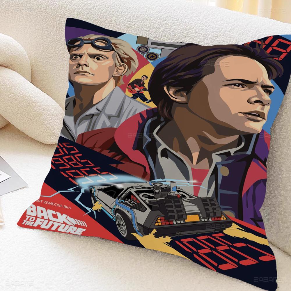 B-back To The F-future Pillowcases Home Bedding Decorative Pillow Cover Wedding Super Soft Pillow Case