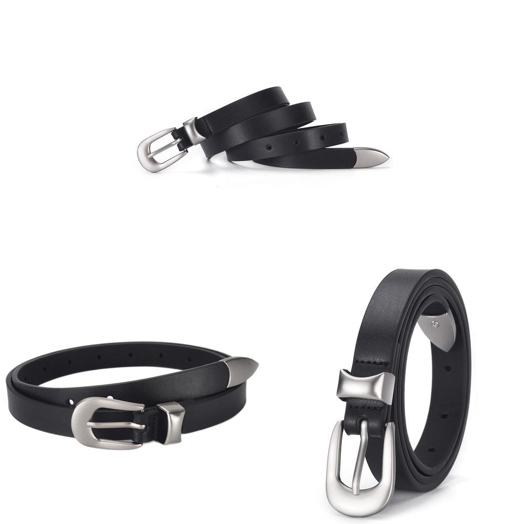 Minimalist Alloy Pin Buckle Pu Leather Belt For Women With Elegant Design For Office And Outings