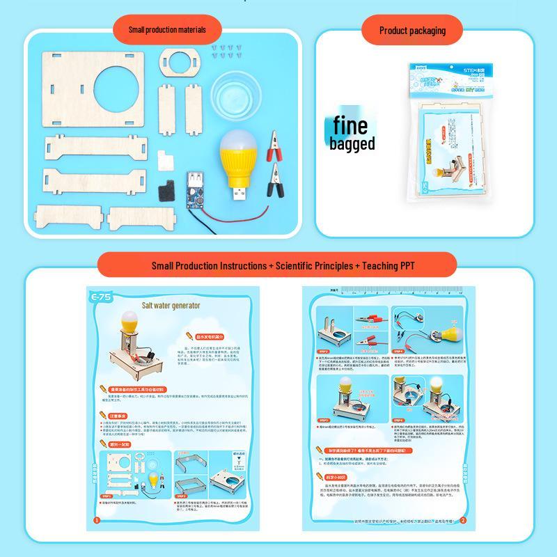 STEM Saltwater Generator Science Experiment Kit for Primary School Students