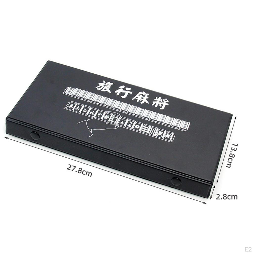 Chinese Mahjong Game Set, Traditional Tile Luxury Perfect Board Games,