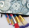 Cosmetic Bag Makeup Bag Waterproof Travel Toiletry Pouch Bag with Mandala Flowers Design