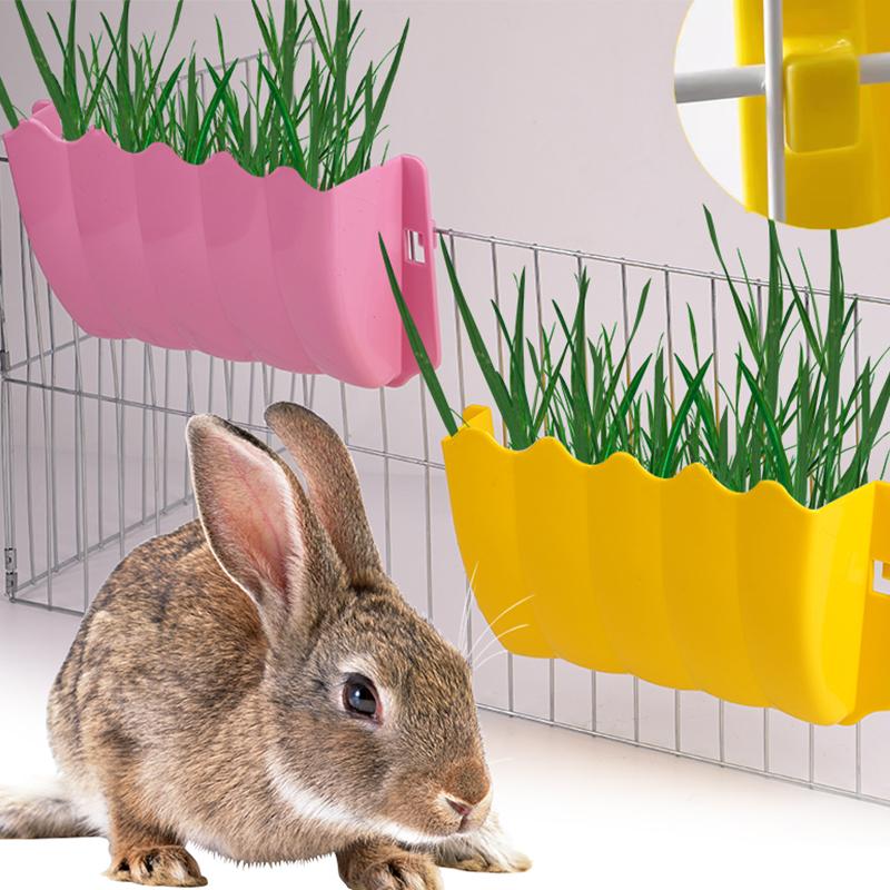 Hay Shelf Hay Box Hanging Grass Feeder Small Pet Rabbit Hanging Grass Feeder Rack Hay Bowl Holder Box Dispenser Pet Accessories