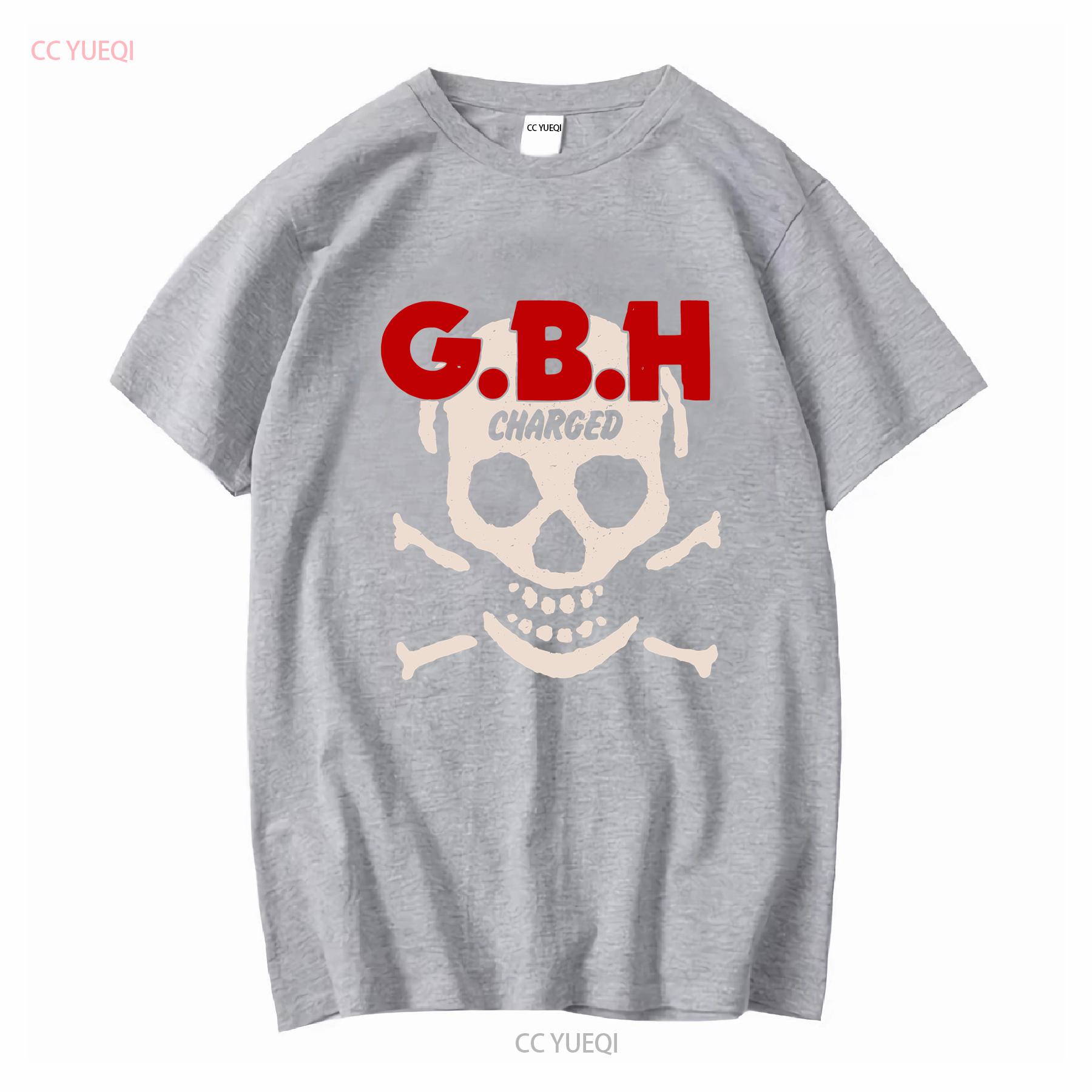 

Charged GBH Band For Fan Black All Size T Shirt S3149 vintage Washed Stretched Casual Top For Everyday Wear Slightly Breathable S