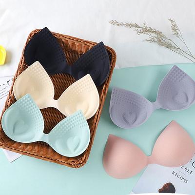 Inserciones de Bikini Traje de Baño Relleno de Pecho Sujetador Relleno Accesorios Íntimos Almohadilla de Esponja para Sujetador Realzadores de Pecho