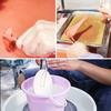 Pottery Tools Stainless Steel Glaze Clamp Dip Glaze Clamp DIY Ceramic Clamp Plate Spoon Glaze Coloring Tool Clay Clamp