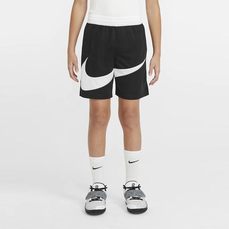 Nike Dri-FIT Big Logo Print Quick-Dry Basketball Shorts Kids shorts Black DA0161-013