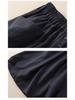 Plus Size Women's Retro High Waist A-Line Midi Skirt - Imitation Linen, Summer Slimming Style