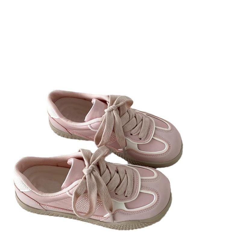 New Thick-soled Board Shoes for Women Versatile Casual Bread Shoes Flat Sports Shoes