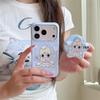 Big Head Dog Xiaoyu Magnetic Phone Case for iPhone 17/16 Pro Max/15 Pro - Japan Korea Star Edition