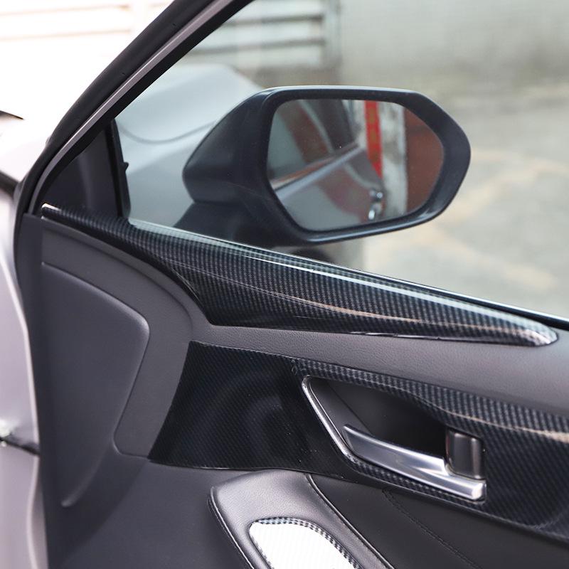 19-22 Avalon Peach Wood Carbon Fiber Center Console Trim for Scratch Protection