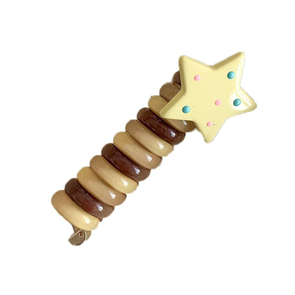 Spirálová gumička do vlasů spirálová gumička gumička do culíku módní gumička do vlasů