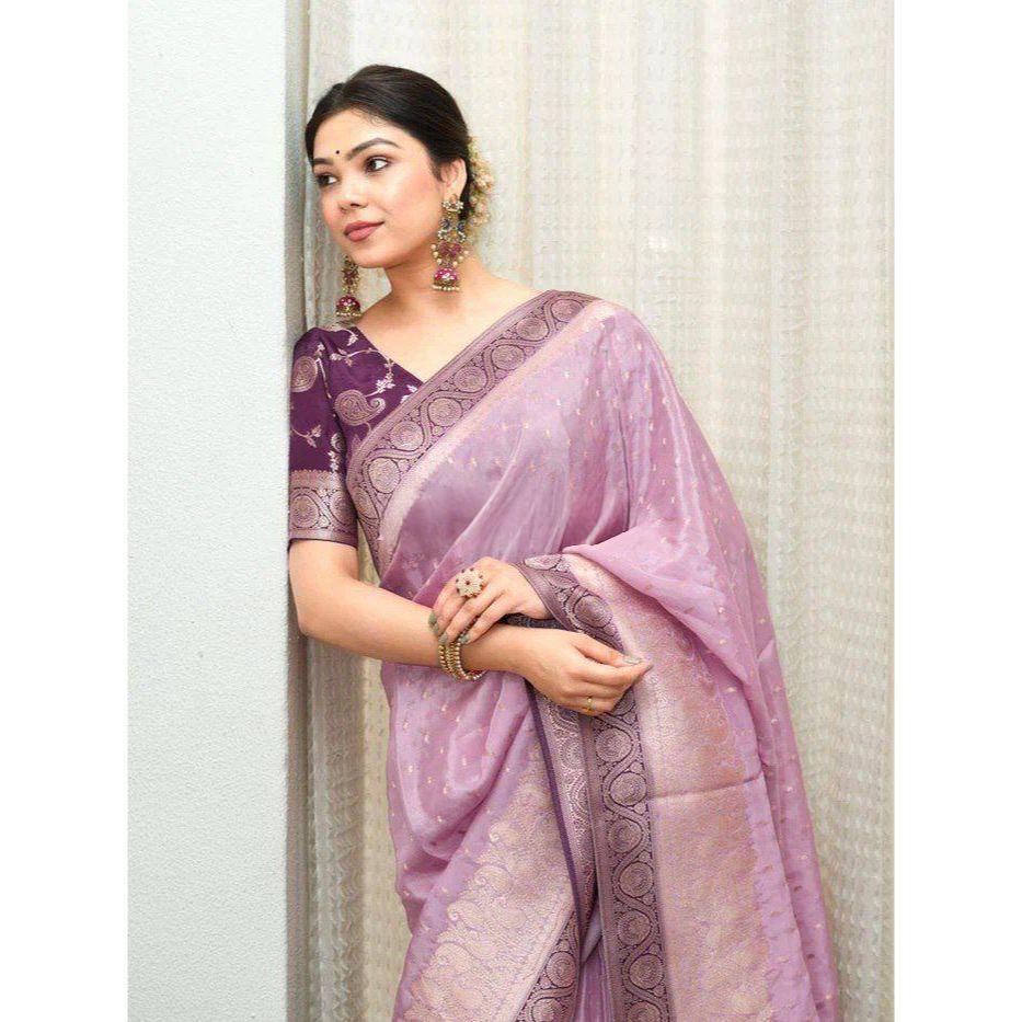 Trending Wedding Collection - Soft Lychee Silk Saree