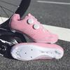 Men's White Male Self-Locking Cleat Non-slip Speed Bicycle Shoes New Road Cycling Shoes Women Spd Racing Sneakers Lightweight