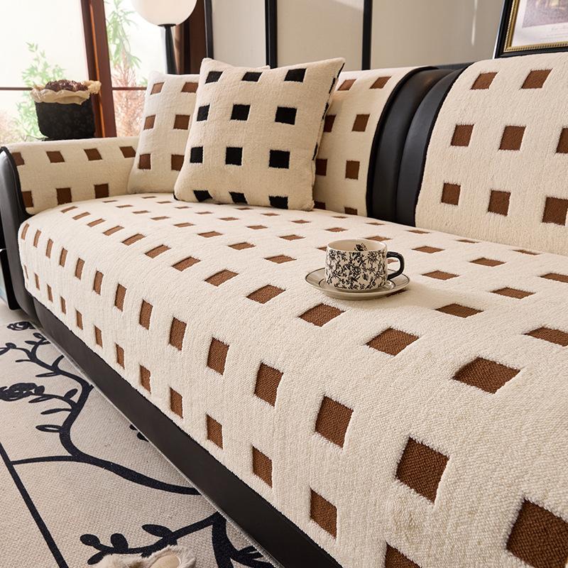 Autumn Sofa Cover Towel Modern Non-slip Bohemia Couch Seat Cushion Corner Towel Mats Floral Geometric Stripe Sofa Covers 1pcs