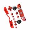 Full Button Sets Mod Replace Part for Controller 3.5mm (Red)