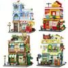 Kit Blocuri de Construit City Shop Street View Cărămizi Mini Blocuri Jucării de Construcție Model Arhitectură Casă Magazin Idei Cadouri