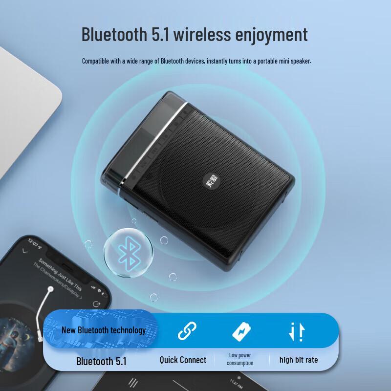 Soai S328 Portable Voice Amplifier & Bluetooth Speaker for Teachers