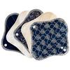 Sweet Cotton Cloth Sanitary Pads, Organic Liners, 5-Piece Set, Made In Japan (Unico Liner)